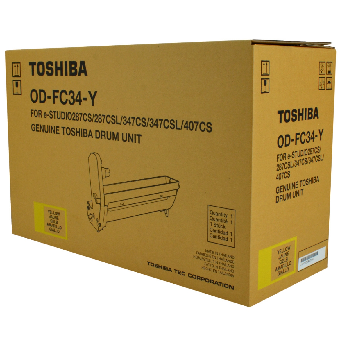 Picture of Toshiba OD-FC34Y Yellow Drum Unit (30000 Yield)