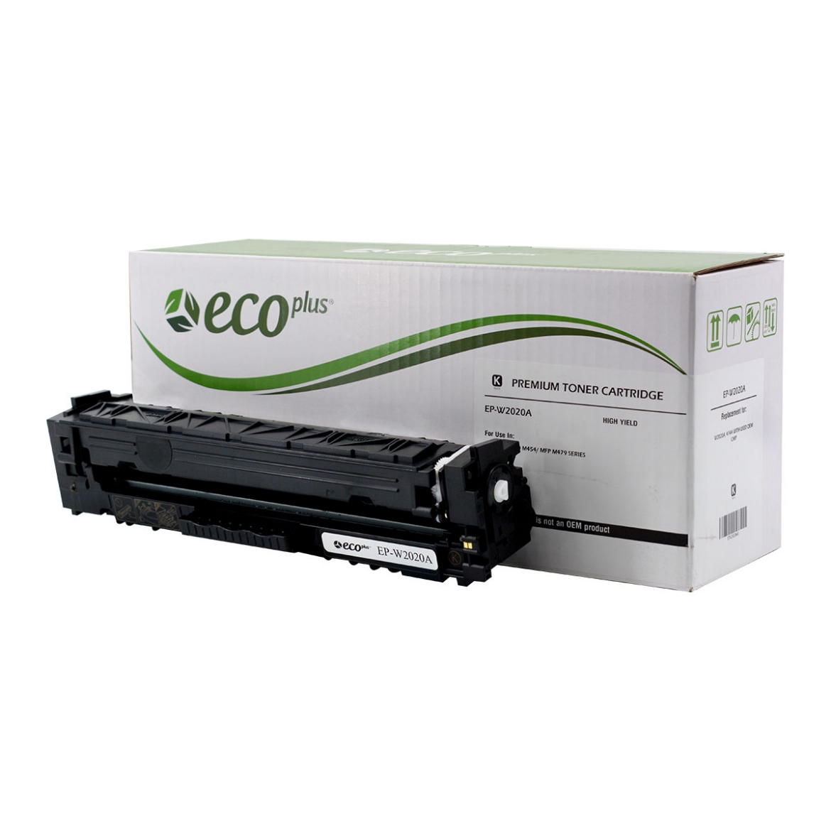 Picture of EcoPlus Reman W2020A (HP 414A) Black Toner Cartridge (2400 Yield)