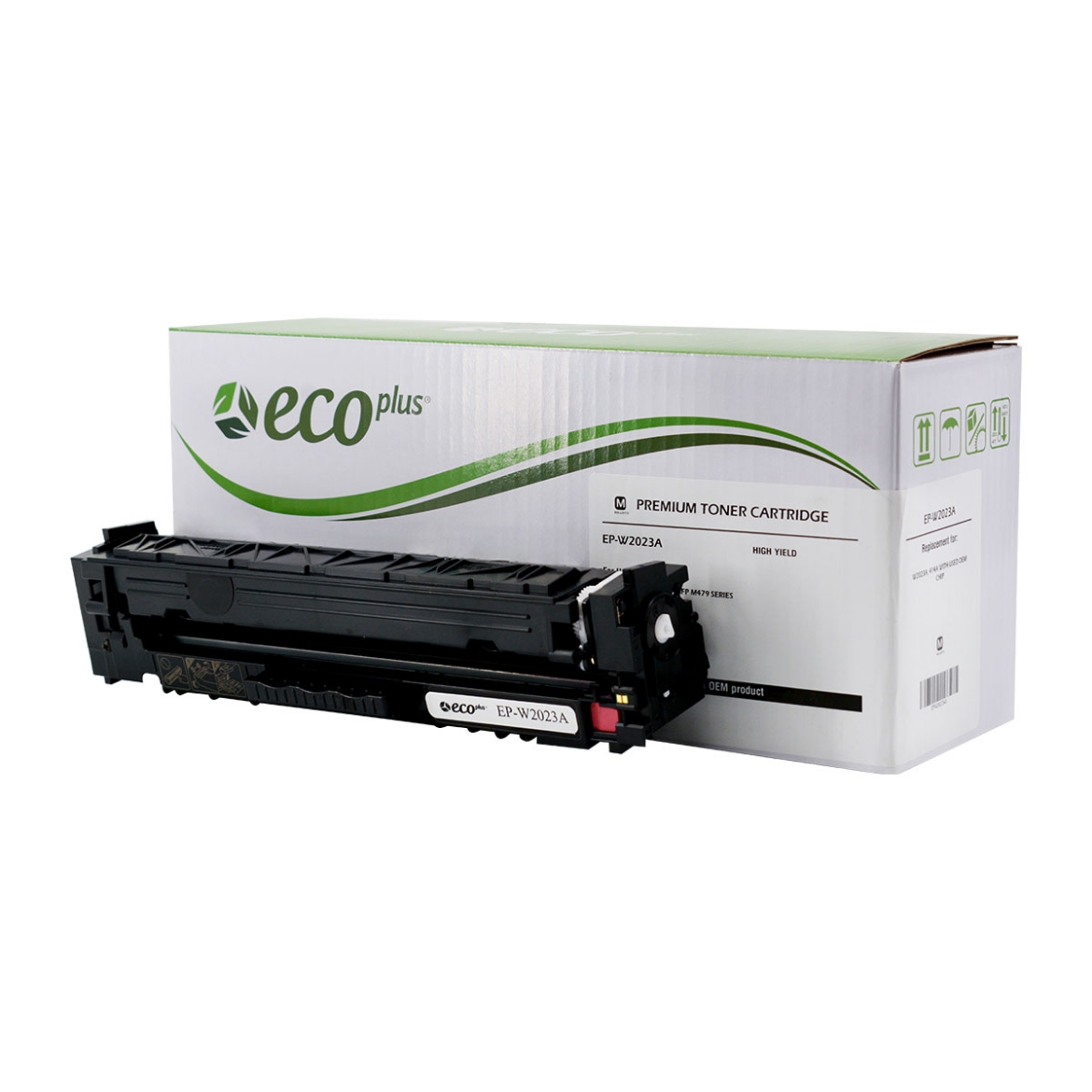 Picture of EcoPlus Reman W2023A (HP 414A) Magenta Toner Cartridge (2100 Yield)